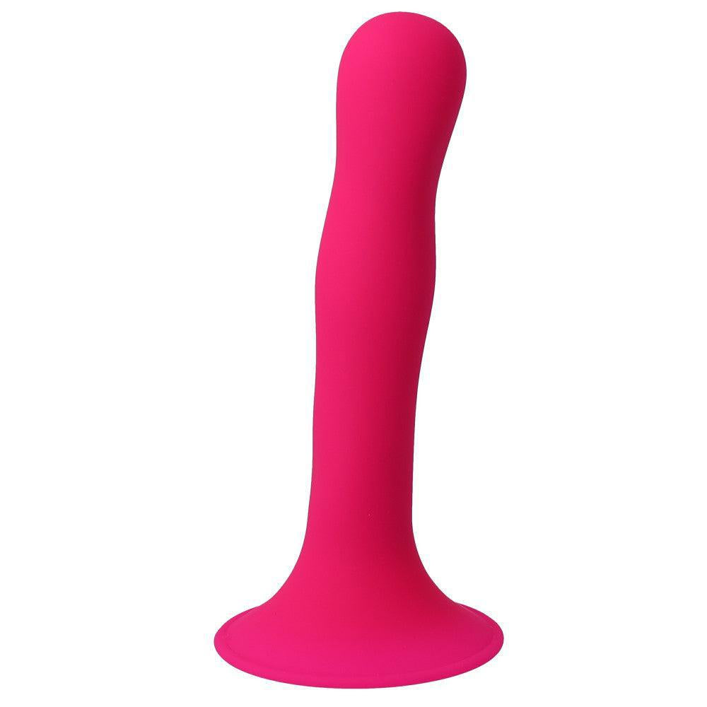 Hitsens 4 Double Layer Silicone Dildo Pink