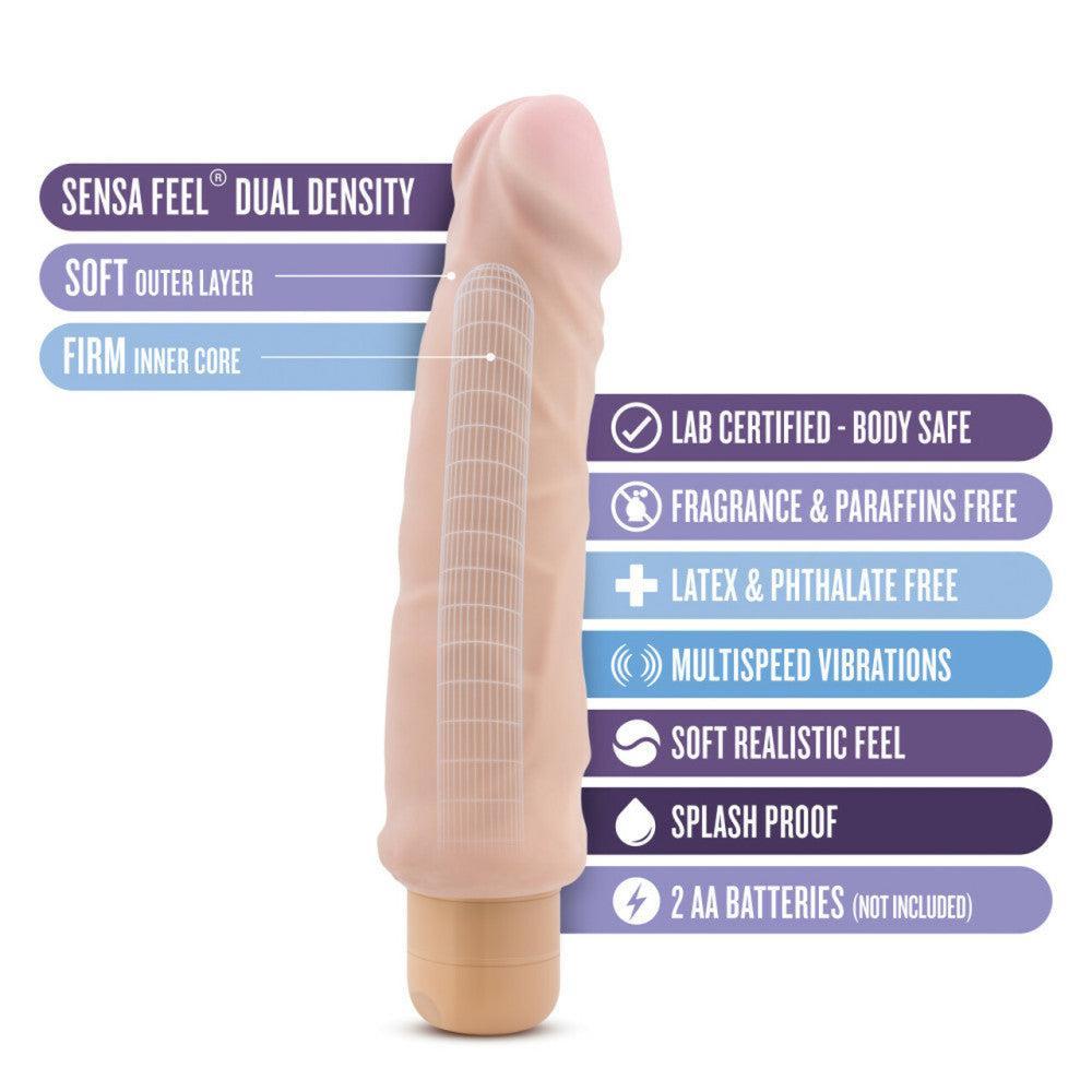 Home Wrecker Large Realistic Dual layer Vibrator 9.5"