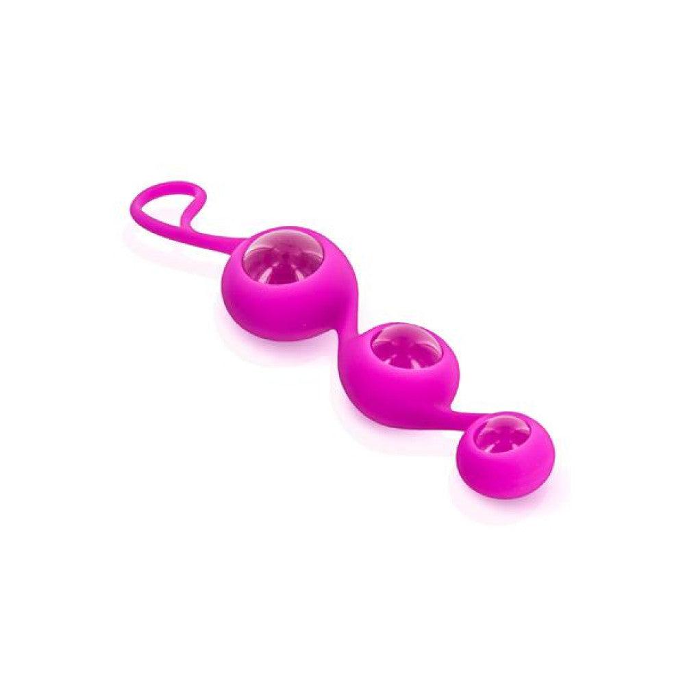 Honey sex balls. silicone and Cristal 3 glass balls