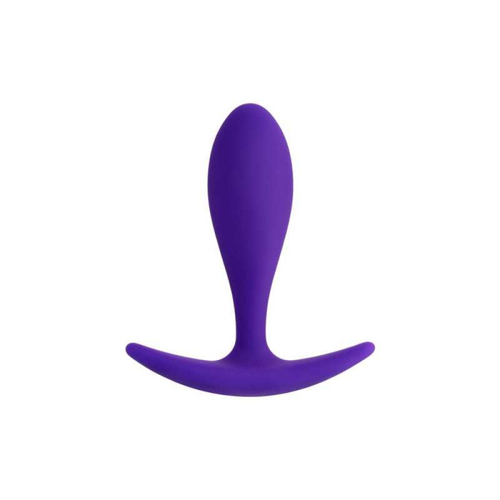 Hub Silicone Butt Plug Purple