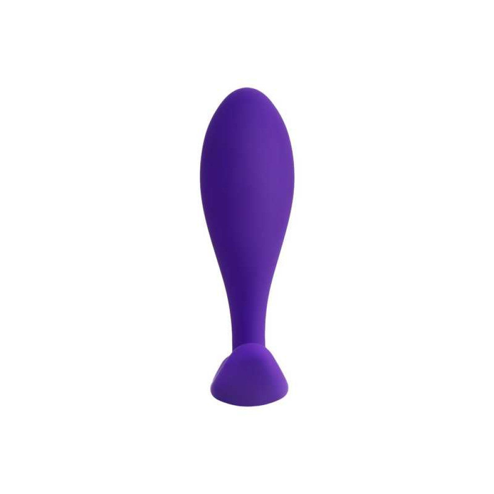 Hub Silicone Butt Plug Purple