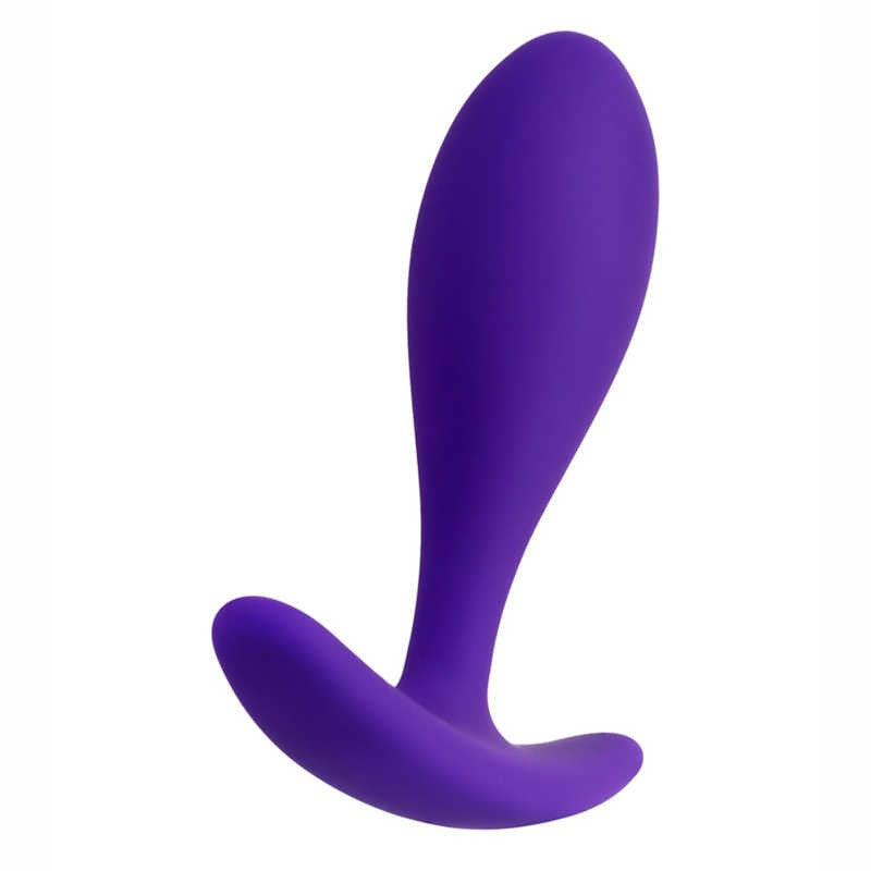 Hub Silicone Butt Plug Purple