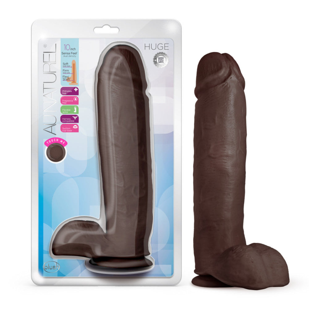Huge double layered realistic dildo made of cyberskyn