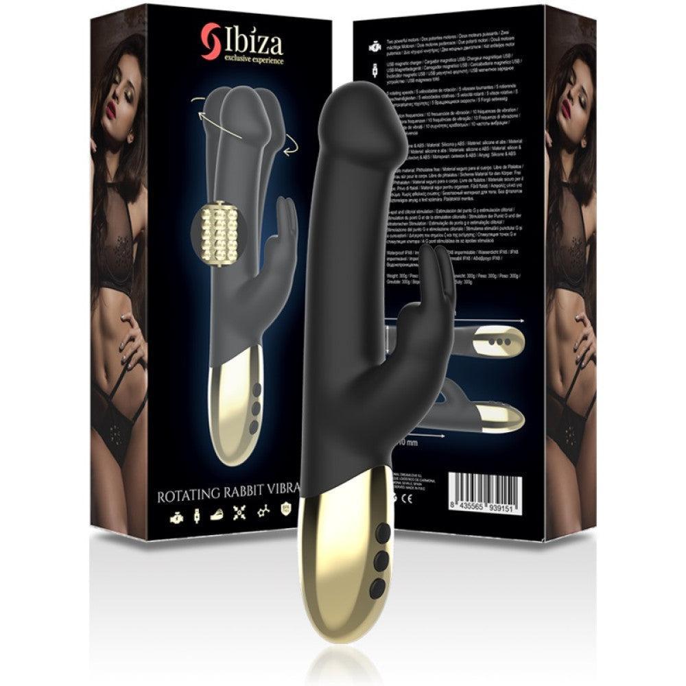 Ibiza Rotating Rabbit Vibrator With Rotation