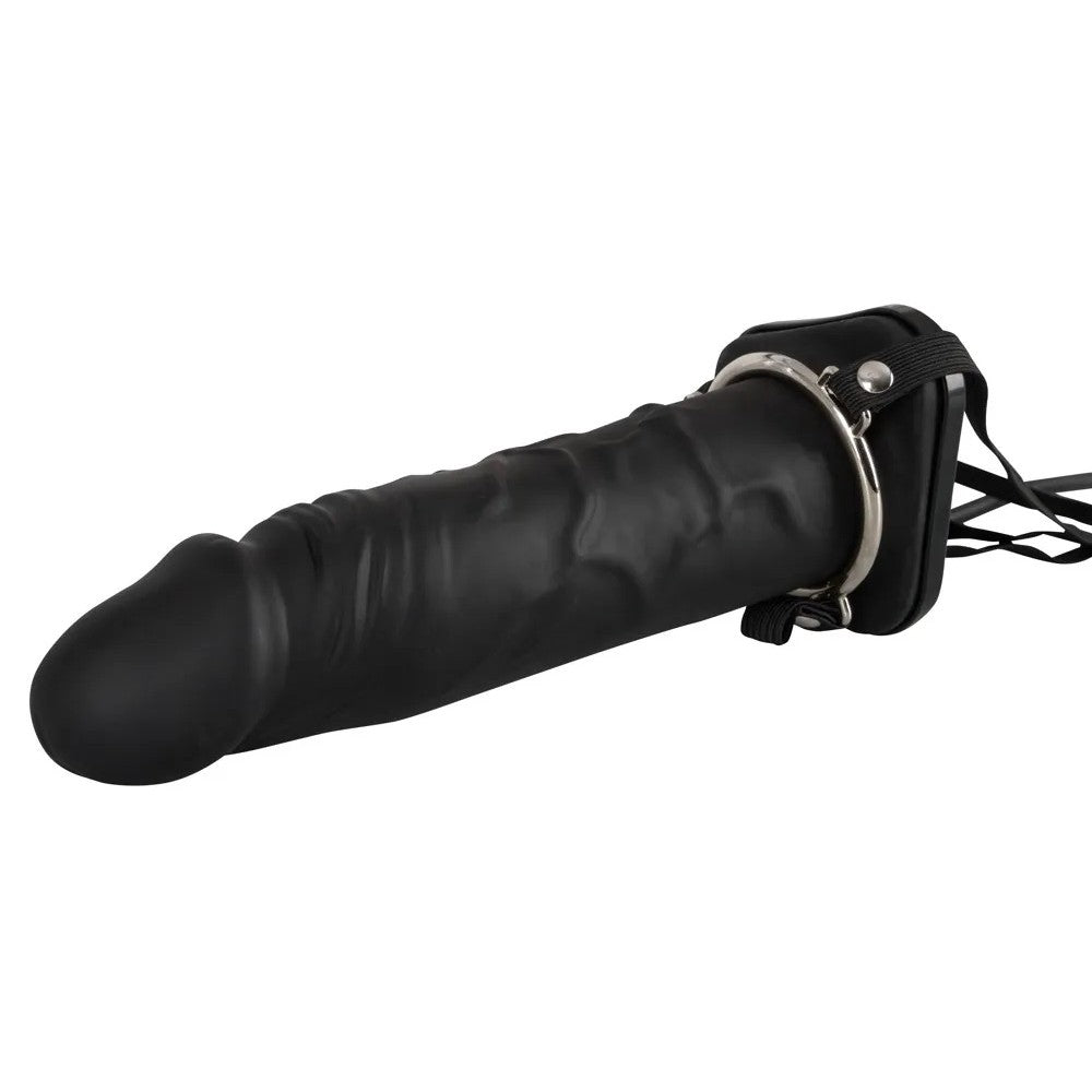 Inflatable Strap-on with Hollow Silicone Inflatable Dildo