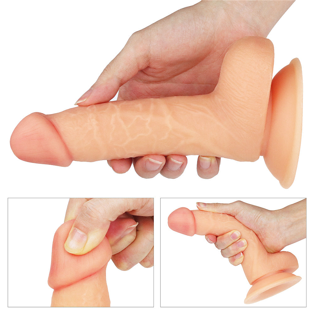 Ingen 7" Adjustable Strap-On Vibrating Realistic Dildo