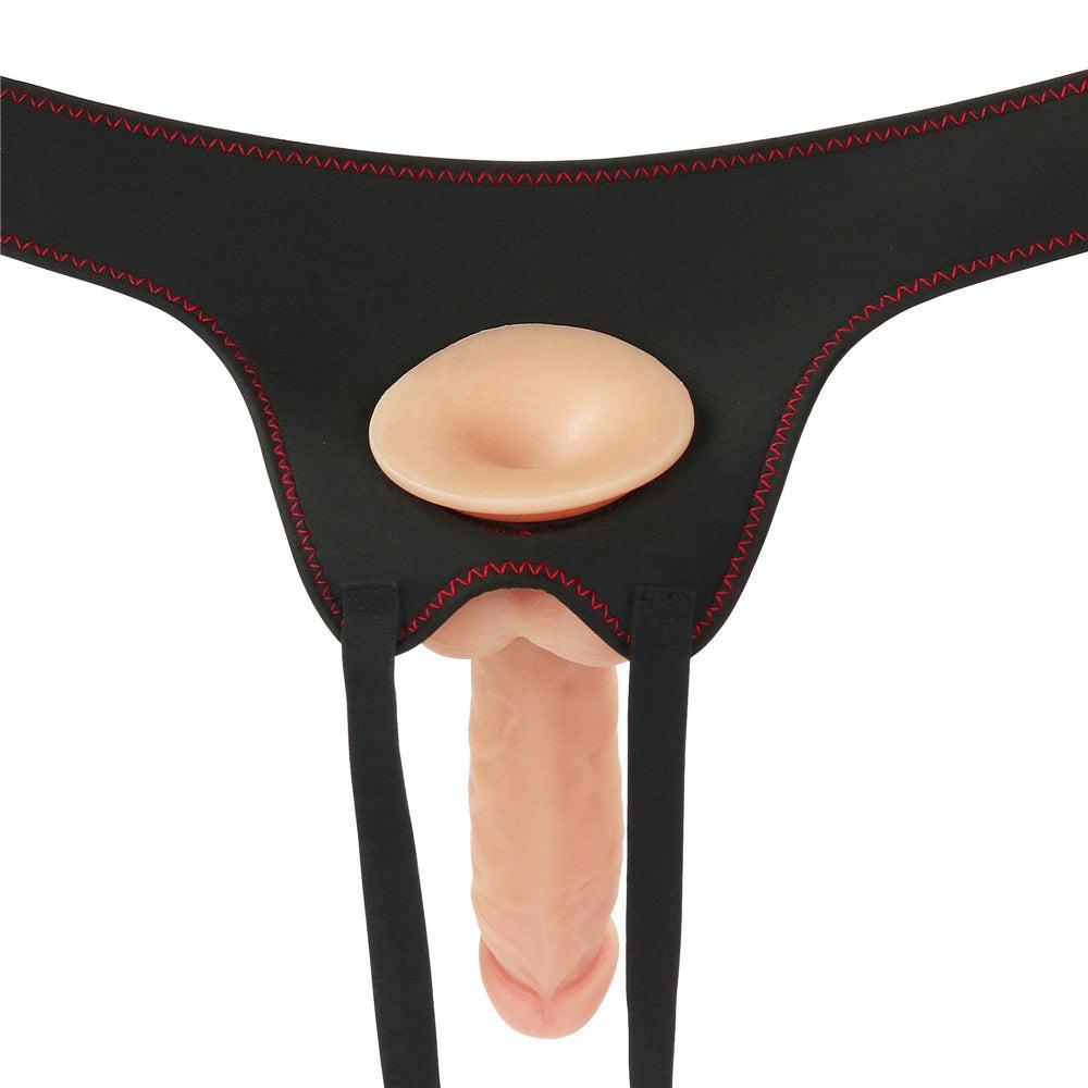 Ingen Strapon Belt Set with Realistic Vibrating Dildo 7.5"