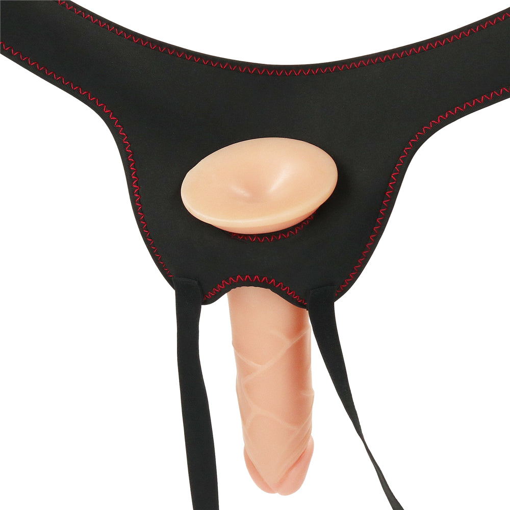 Ingen Adjustable Strap-On Vibrating Realistic Dildo 7.5"