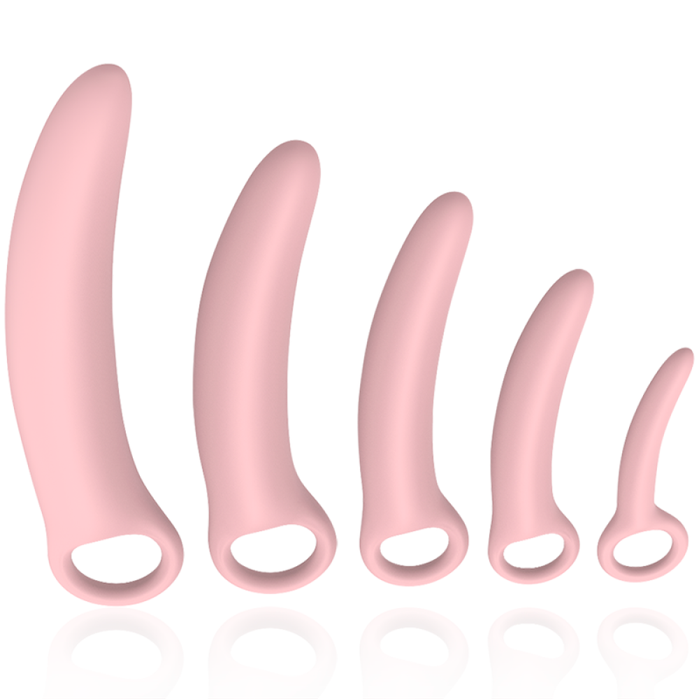 Intimichic Set of 5 Silicone Dilators Pink