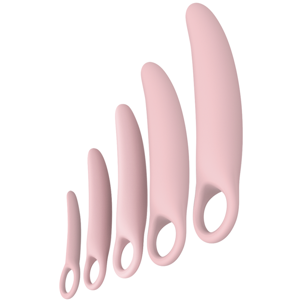 Intimichic Set of 5 Silicone Dilators Pink
