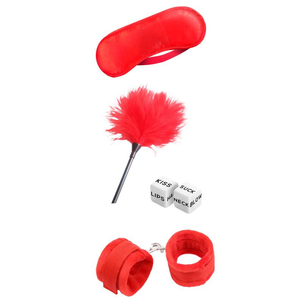 Intoyou Bondage Set for Beginners 4 Pieces Red