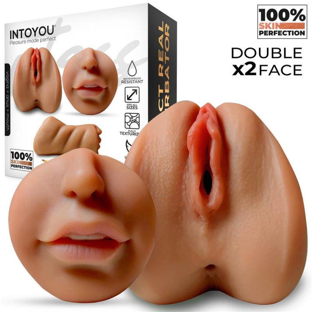 Intoyou Jess Realistic Double Sided 3 Hole Masturbator