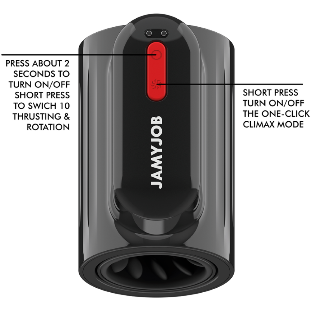JamyJob Vortex Double Open Thrust & Rotation Masturbator