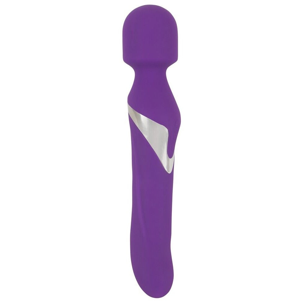 Javida Double Vibrator with Rotating Pearls and Wand Massager