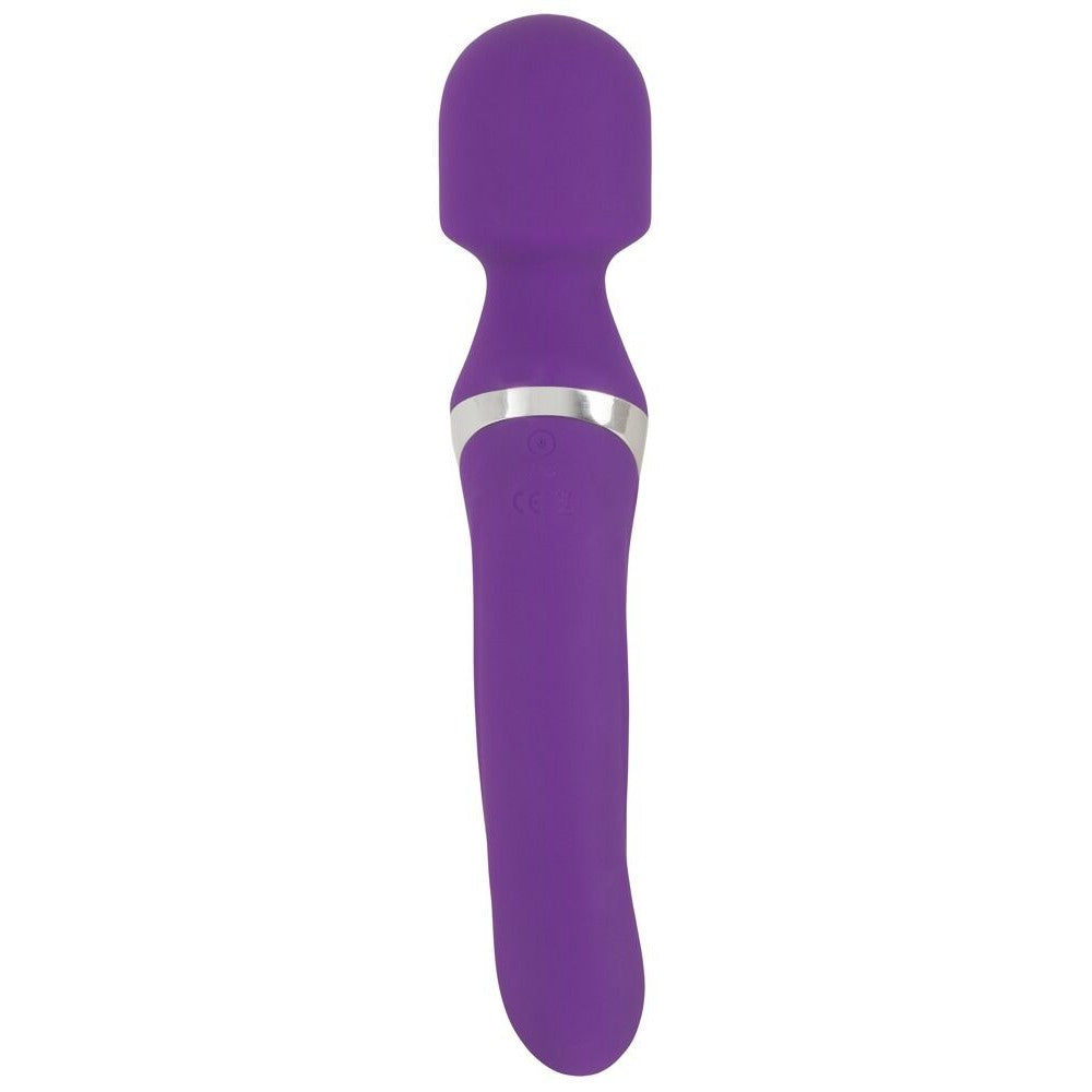 Javida Double Vibrator with Rotating Pearls and Wand Massager