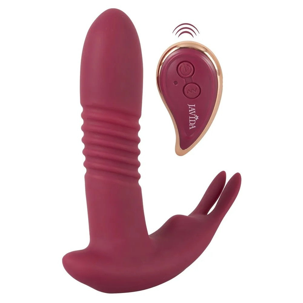 Javida Silicone Underwear Vibrator Red