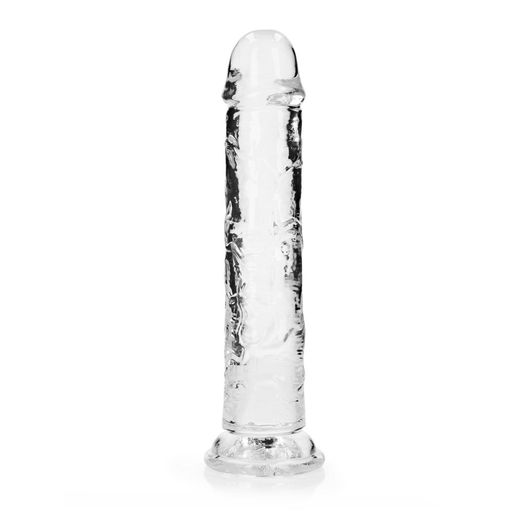 Jelly Dildo Real Rock Crystal Clear 9" transparent