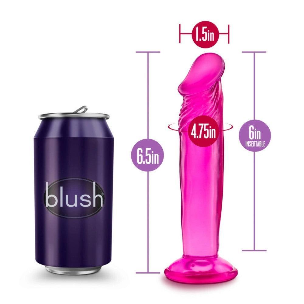 B Yours Realistic Suction Cup Dildo 6" Pink