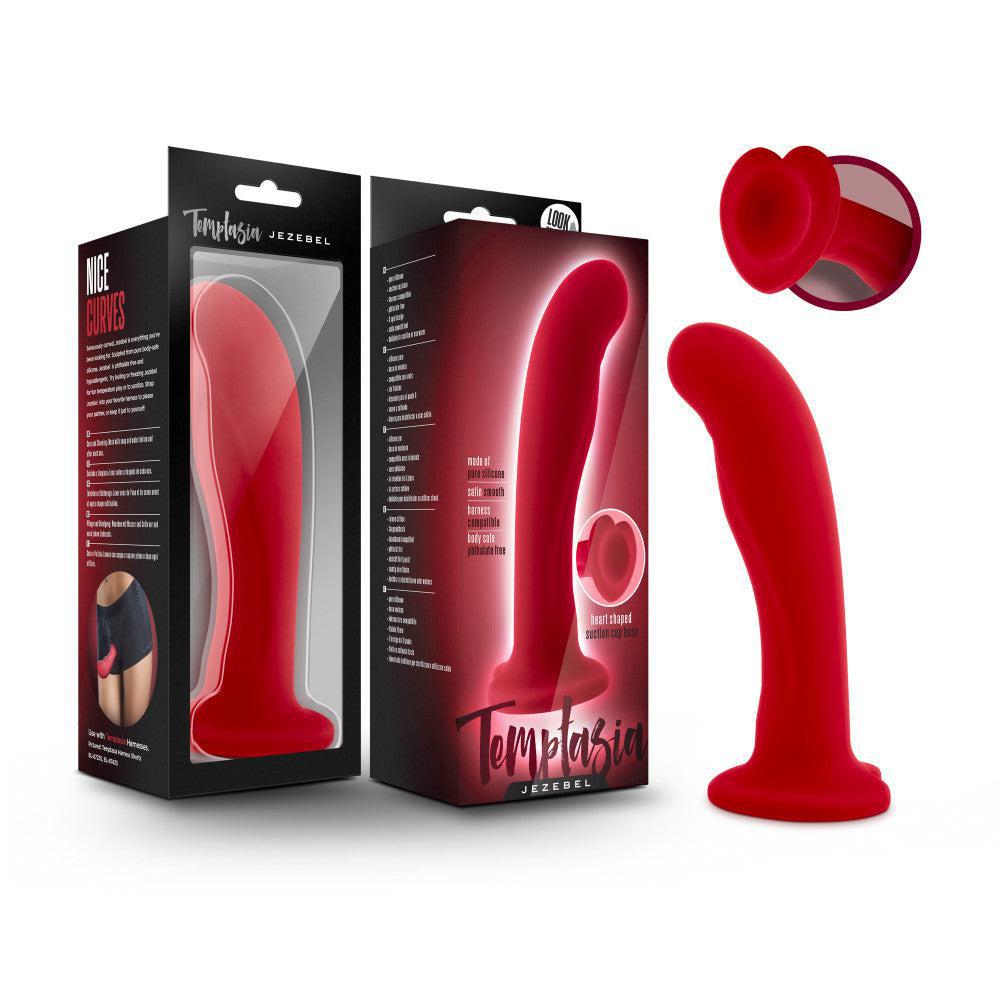 Jezebel Silicone Dildo Red