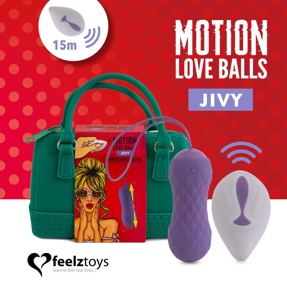 Jivy Vibrating Motion Love Balls with Remote