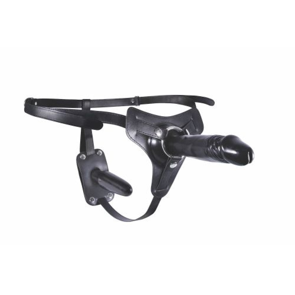 Joyride Strap-on Belt with Realistic Dildo & Anal Plug