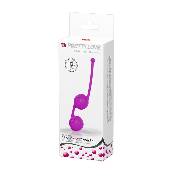 Kegel Tighten Up III Silicone Vaginal Balls Pink