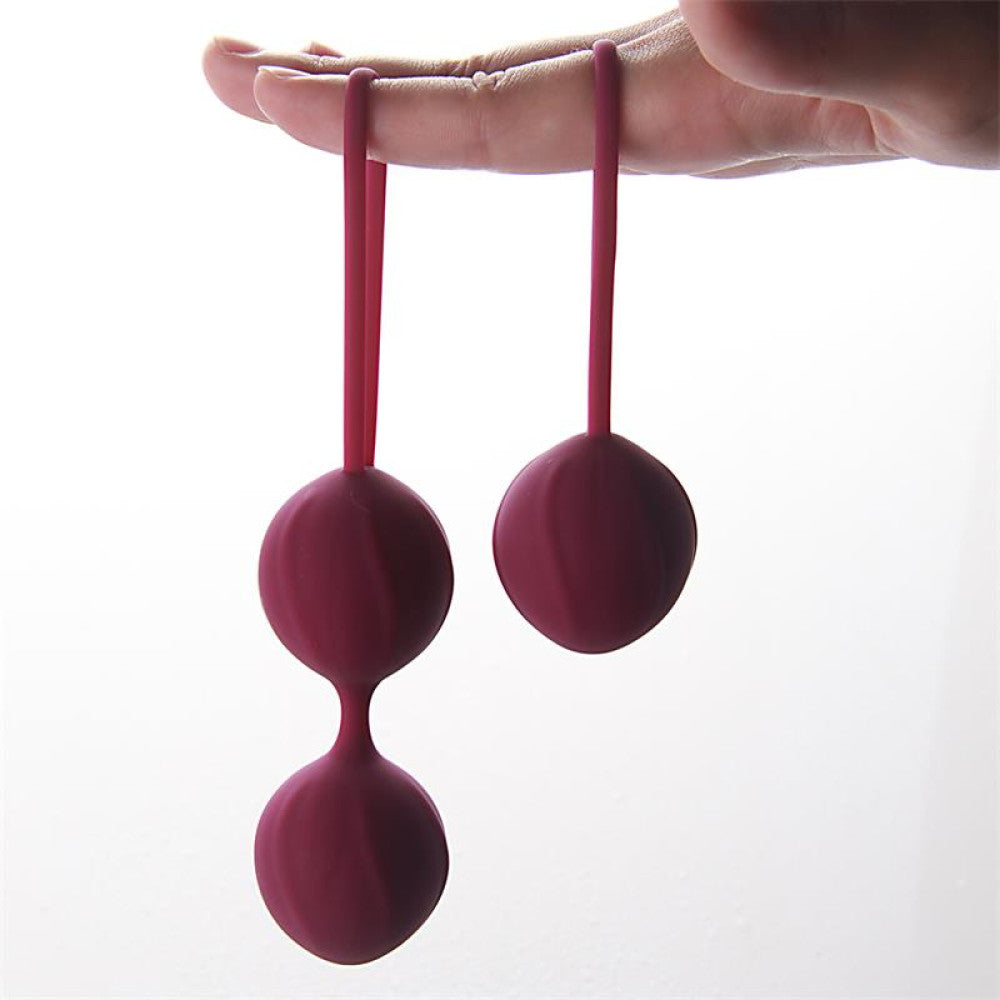 Kelly Set of Silicone Vaginal Balls Violet