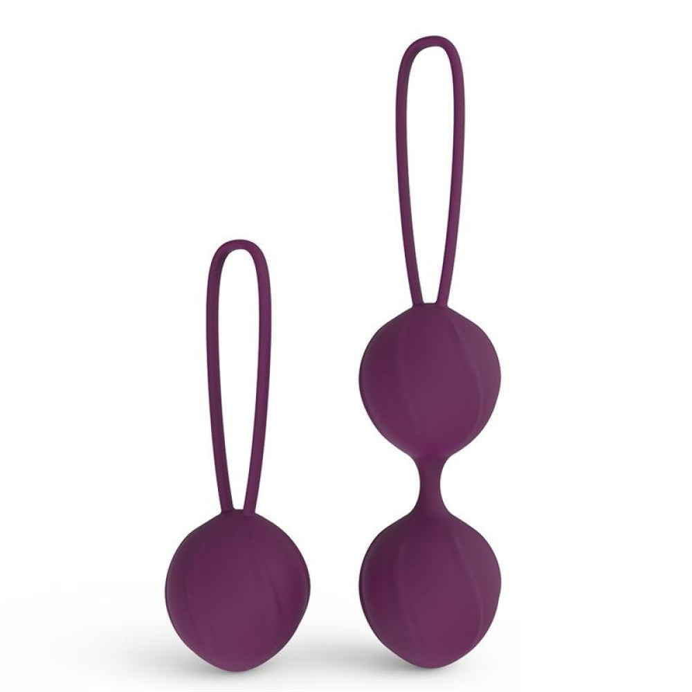 Kelly Set of Silicone Vaginal Balls Violet