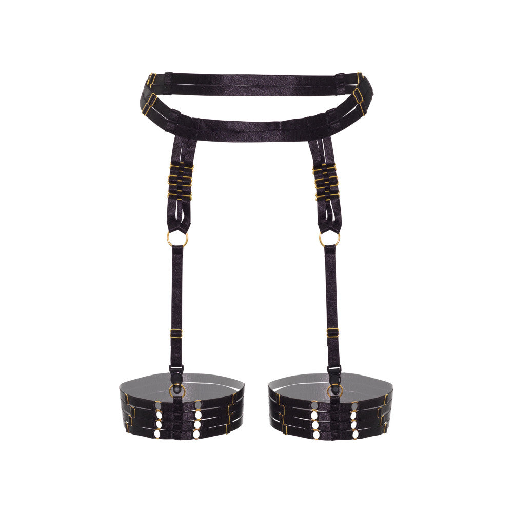 Kinky Diva Harness Couture Adjustable Garter Belt