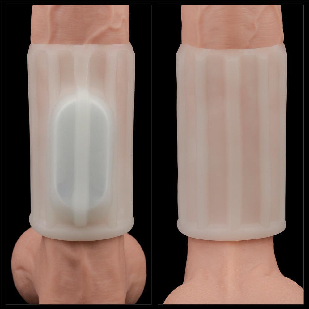 Knights Ring Ridge Vibrating Penis Sleeve