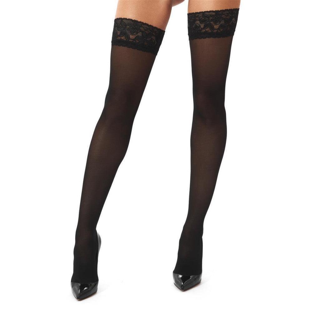 Kotek H003 Sexy Hold Up Stockings Black
