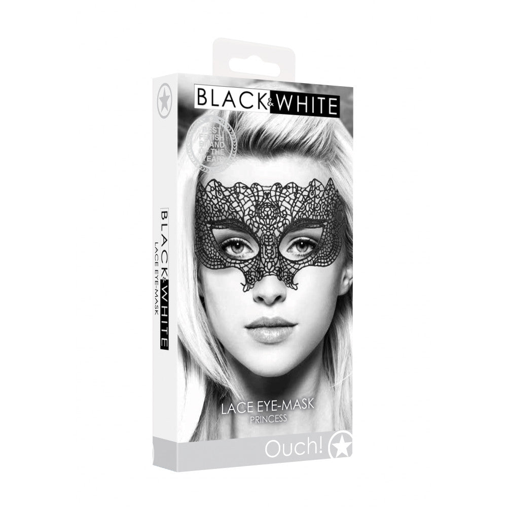 Lace Eye Mask Princess Black