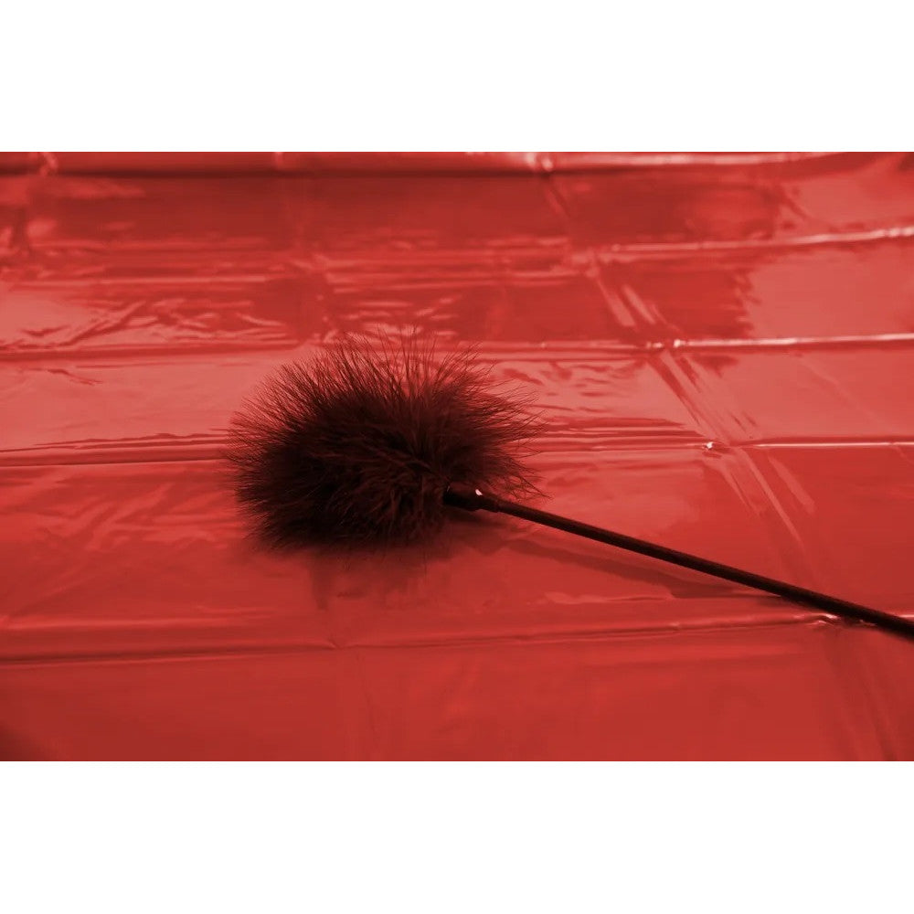 Lack Vinyl Sex Bed Linen Red
