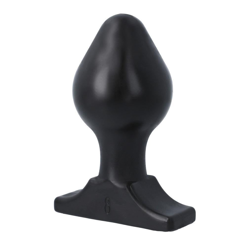 All Black Large Butt Plug 7.5 cm.