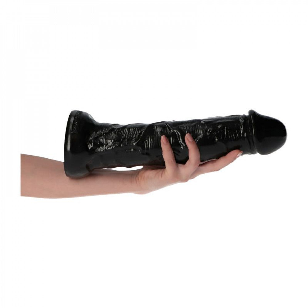 Large Ercole 11” Realistic Dildo Black