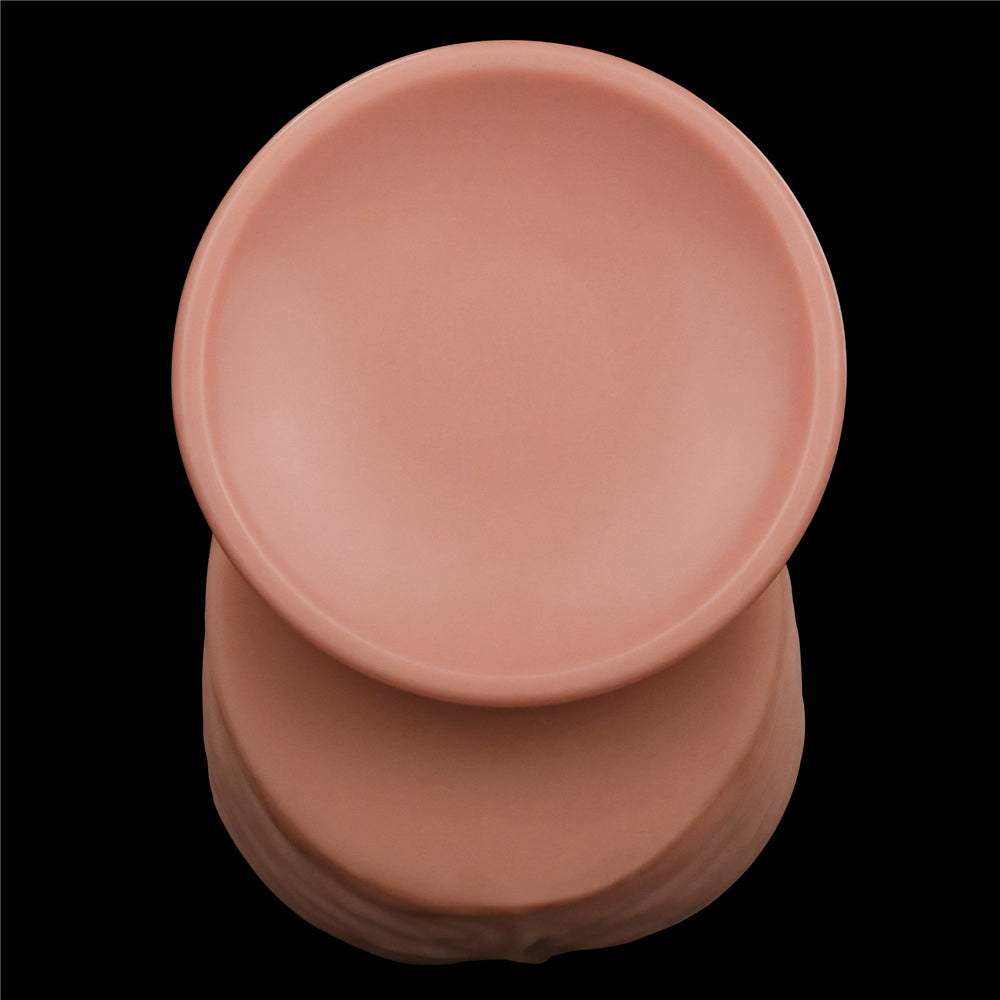 Large Realistic Double Layer Sliding-Skin Dong 12" Dildo