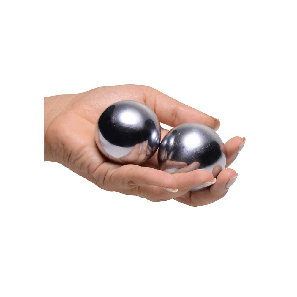 Large Steel Sex Balls Titanica Extreme Orgasm Balls