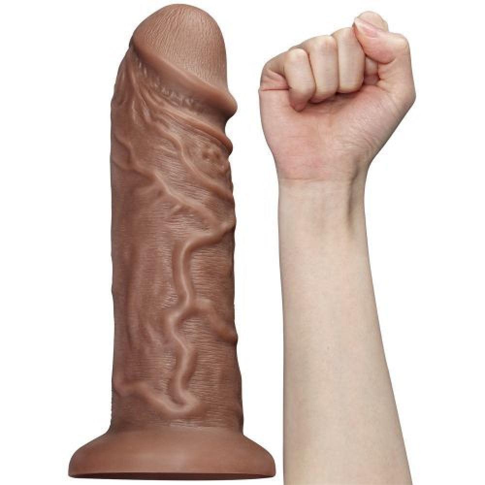 Realistic Chubby King Size Vibrating Dildo 10.5"