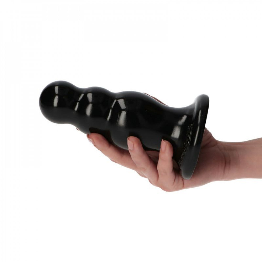 Large anal dilator with vacuum base Olmo black