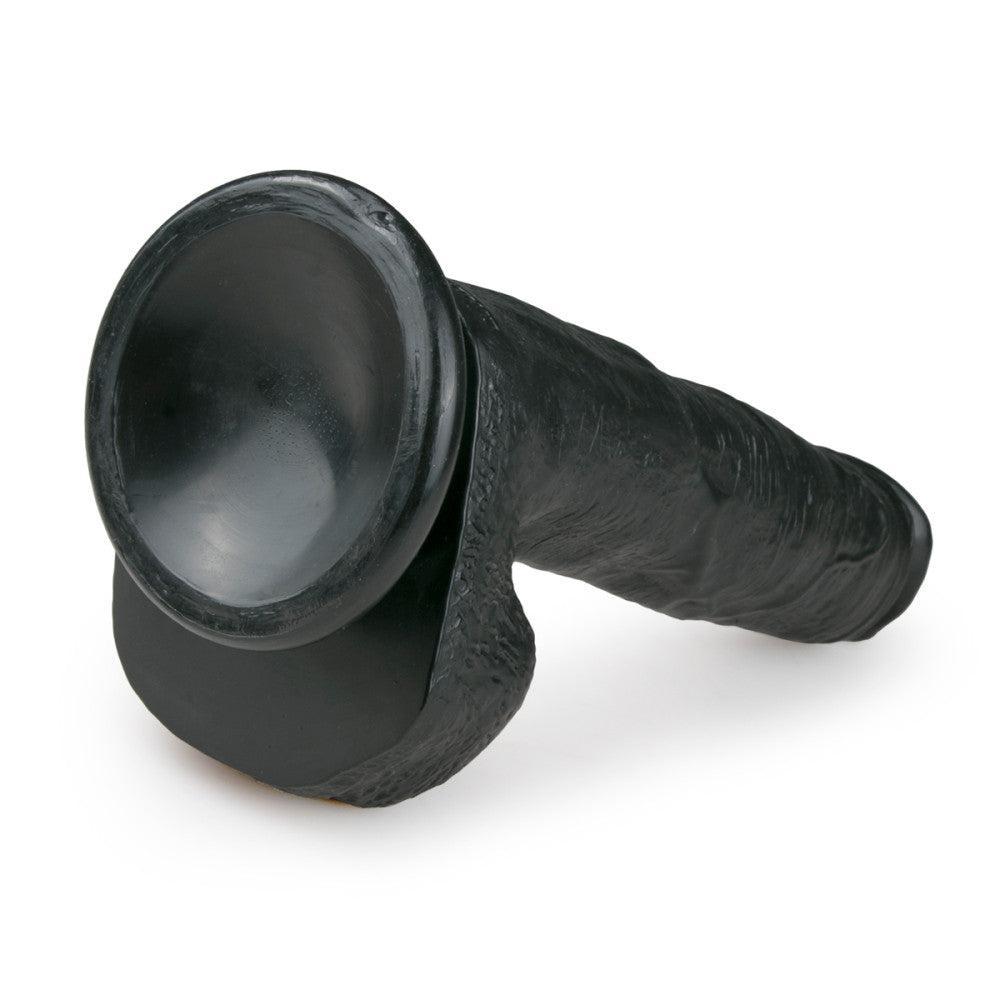 Realistic Suction Cup Dildo 10" Black
