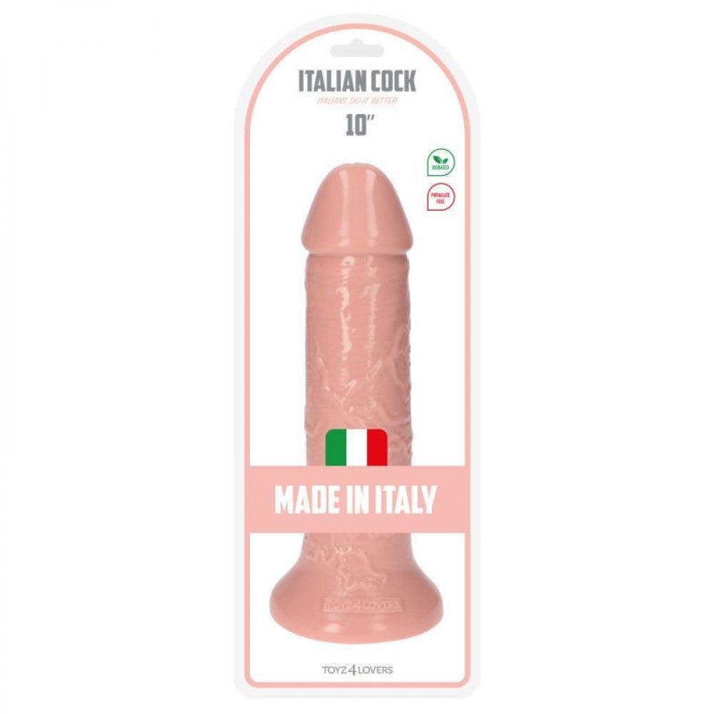 Large realistic dildo with vacuum base Sansone