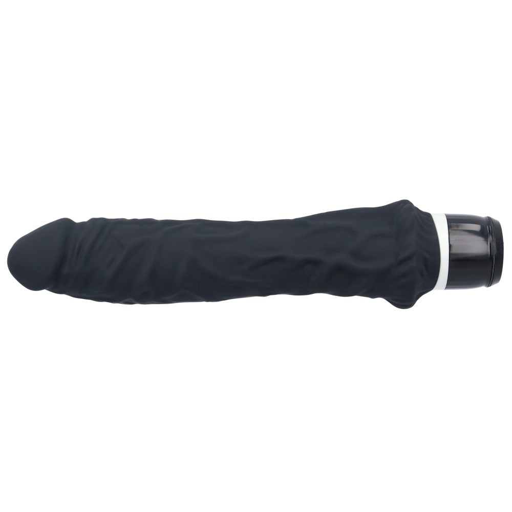 Large realistic silicone Classic black vibrator