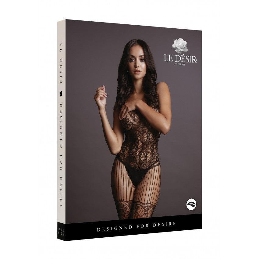 Le Desir Lace & Fishnet Bodystocking