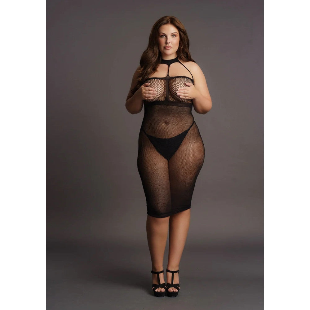 Le Desir Seductive Maxi Mesh Dress