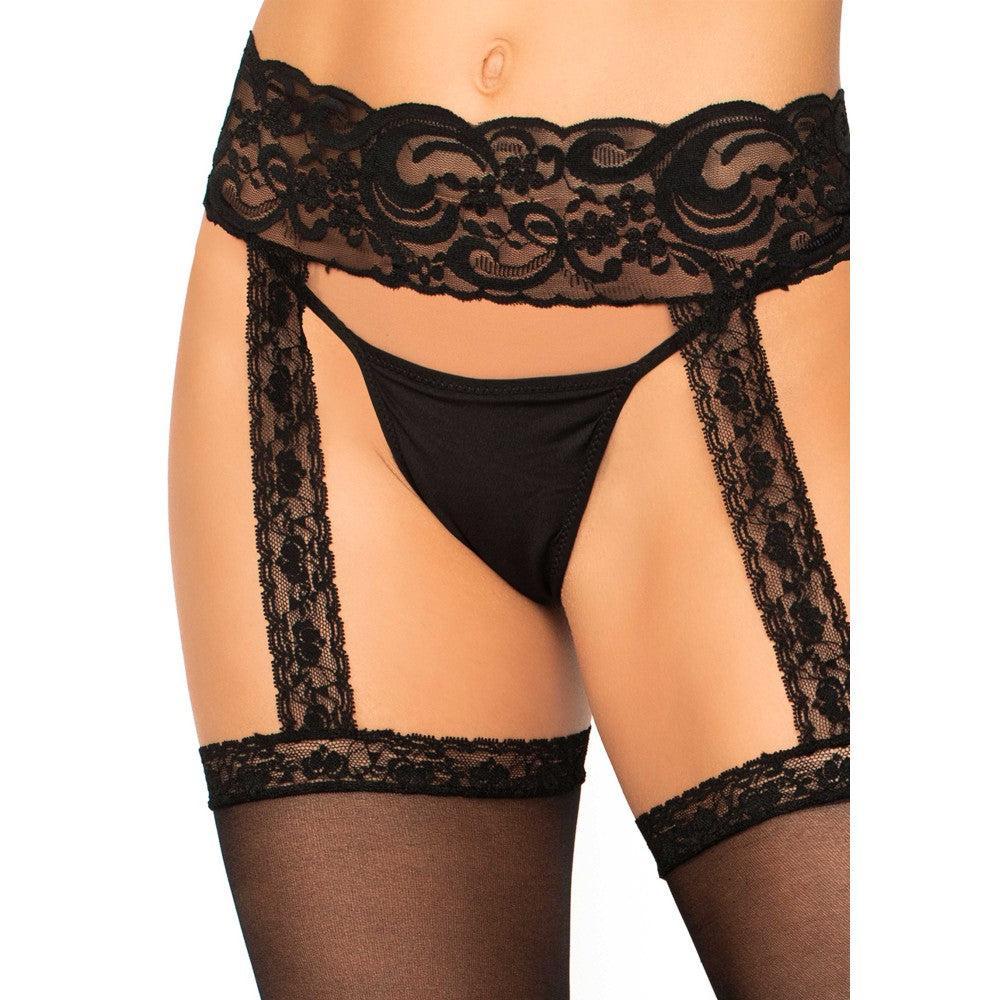 Leg Avenue Thigh High Garterbelt Stockings