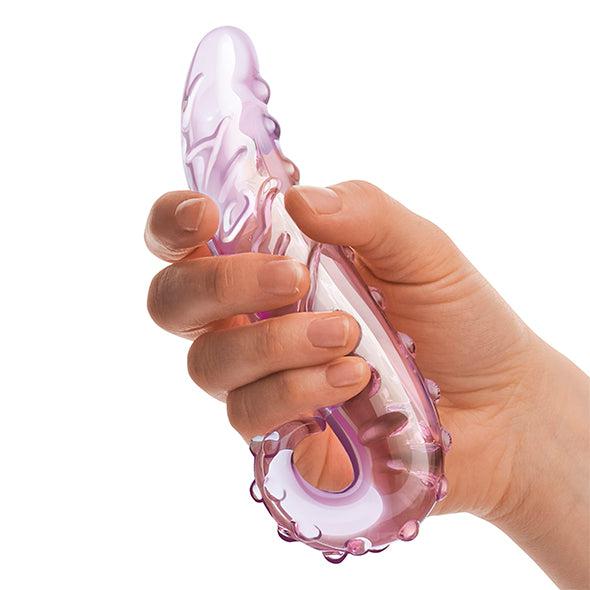 Lick It Textured Glass Massager