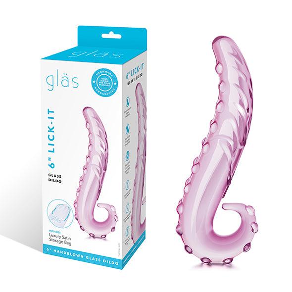 Lick It Textured Glass Massager