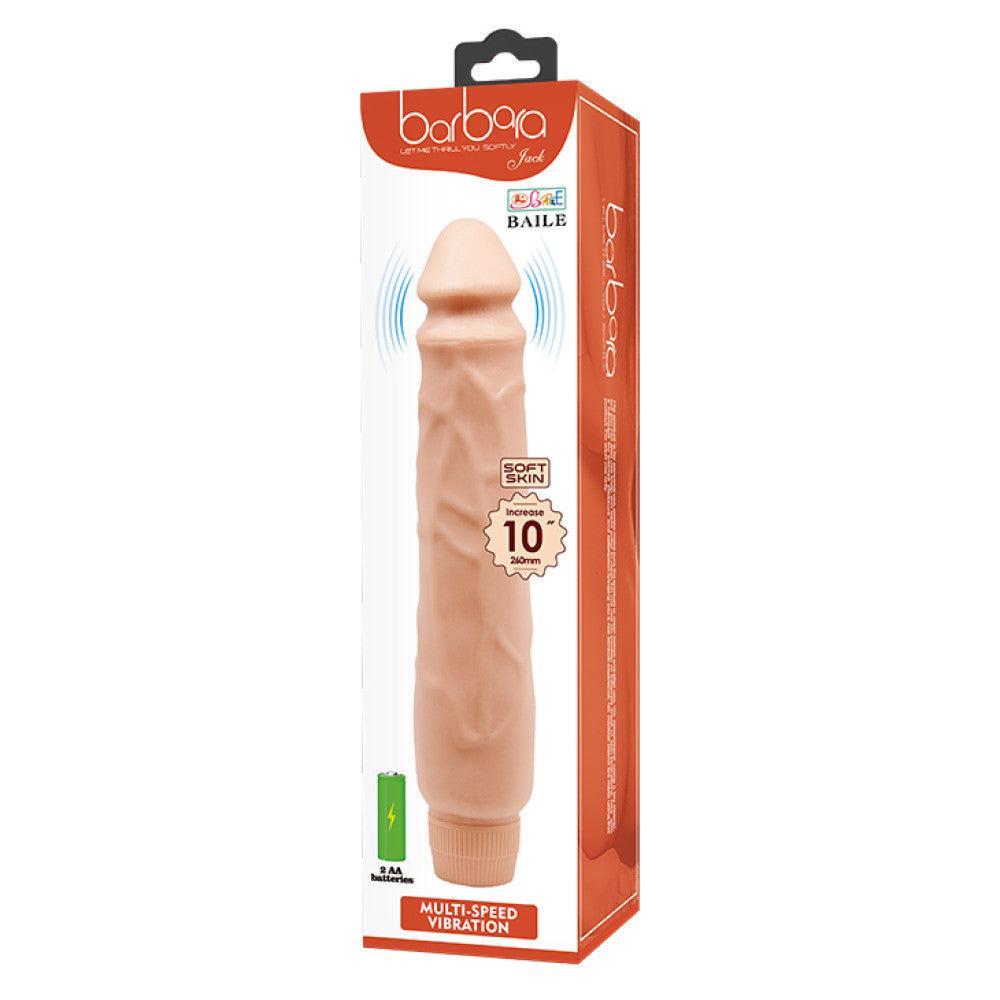 Jack Multispeed Realistic Vibrator 10"D2236