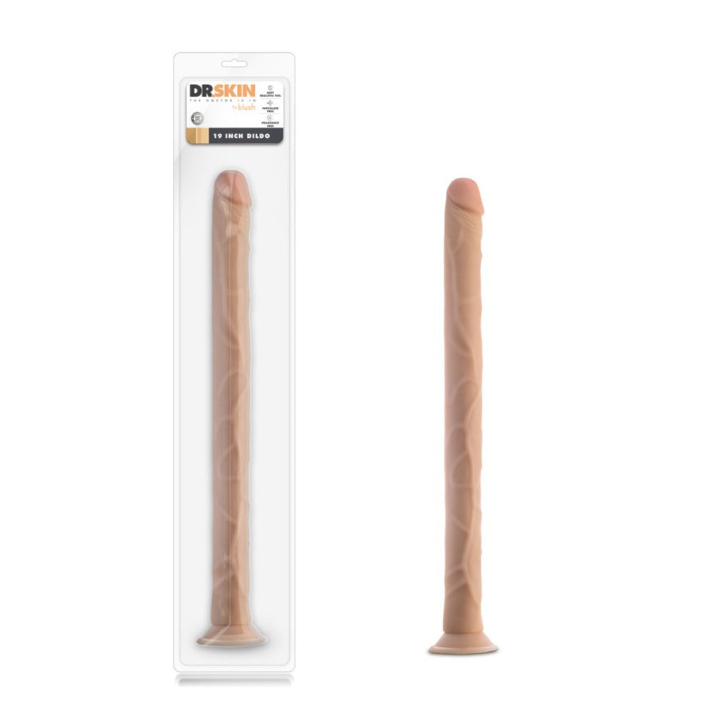 Long realistic dildo Dr. Skin 19"