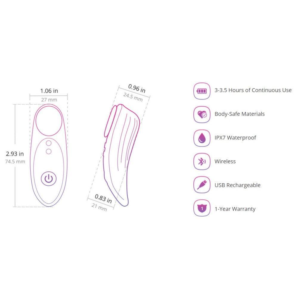 Lovense Ferri App Controlled Knicker Vibrator